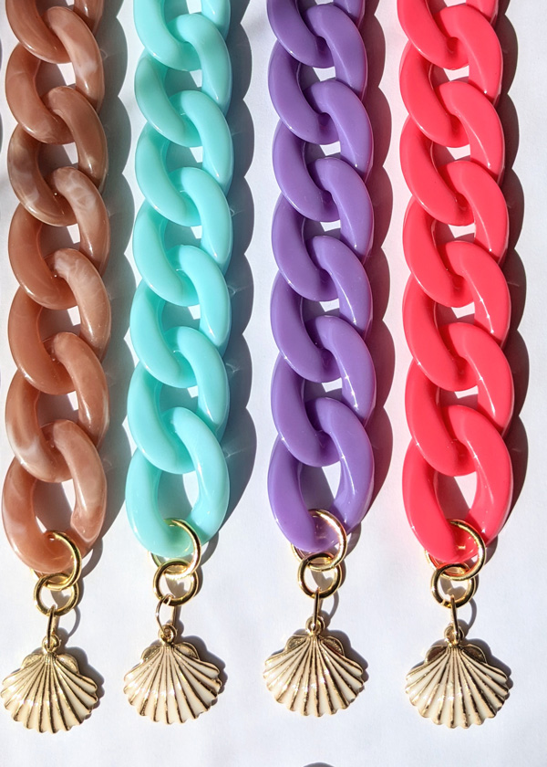 Bracelet à gros maillons Ariel, créations Maia et Zoé