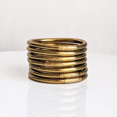 Bracelet bouddhiste Maia et Zoé antique gold