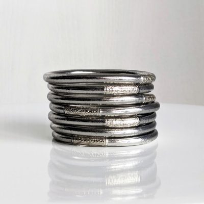Bracelet bouddhiste Maia et Zoé antique silver