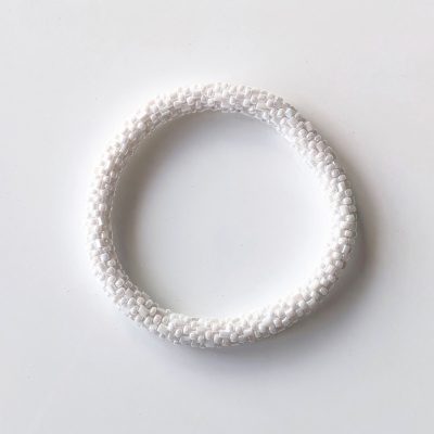 Bracelet népalais #28 (blanc)