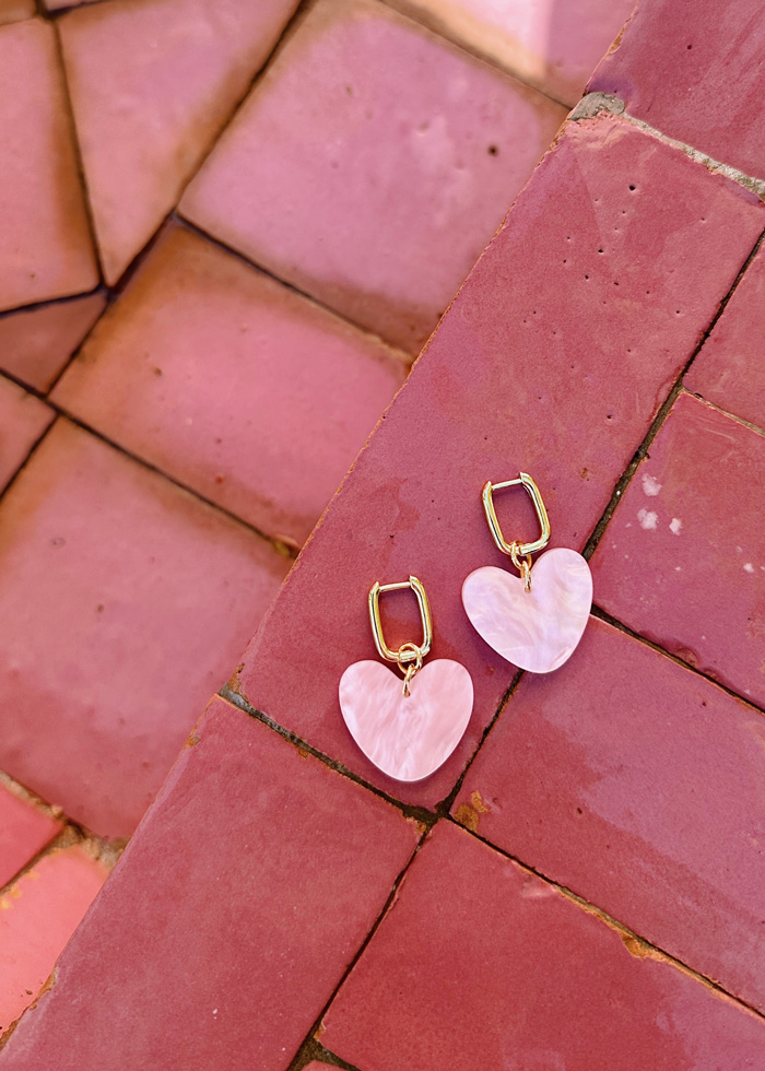 Boucles d'oreilles Pink Lady – Image 3