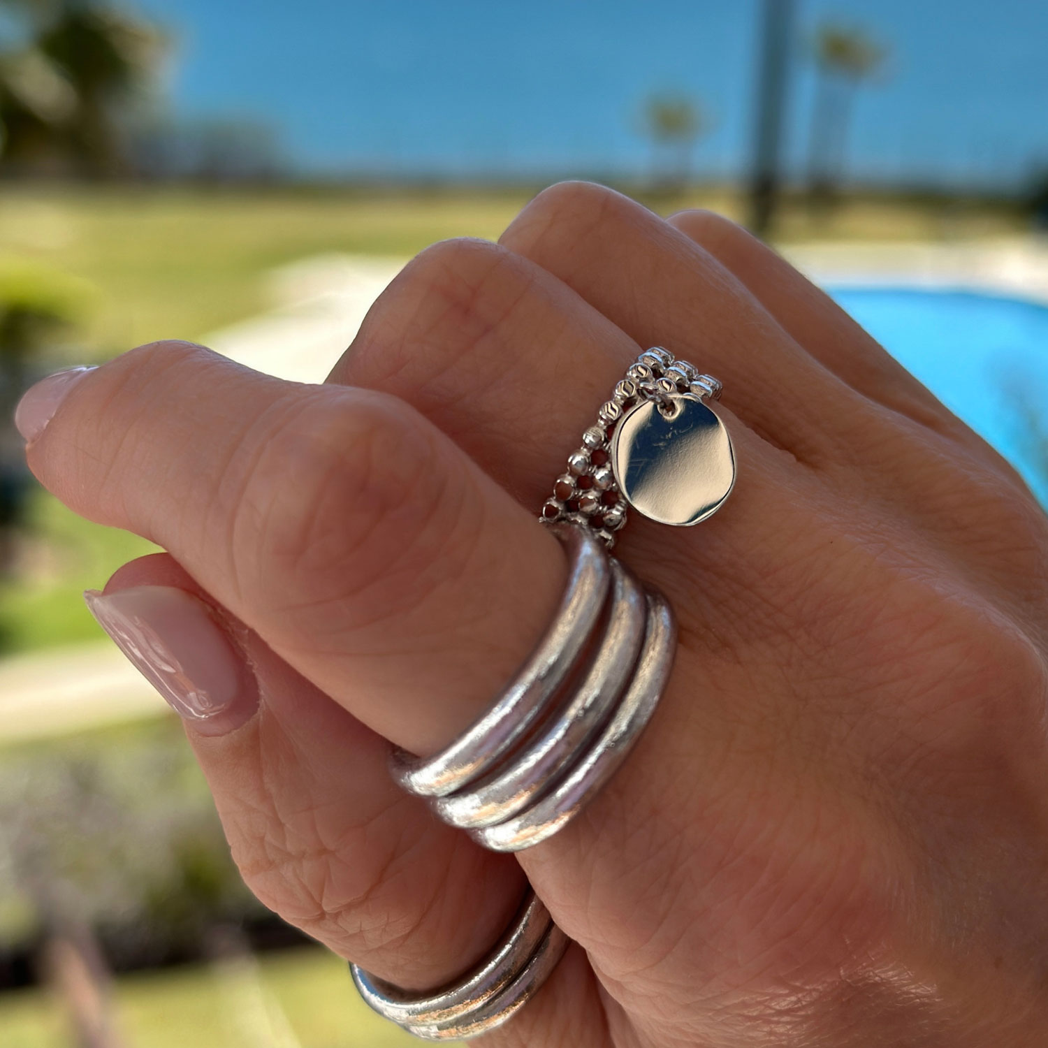 Bague Sabine - argentée – Image 2