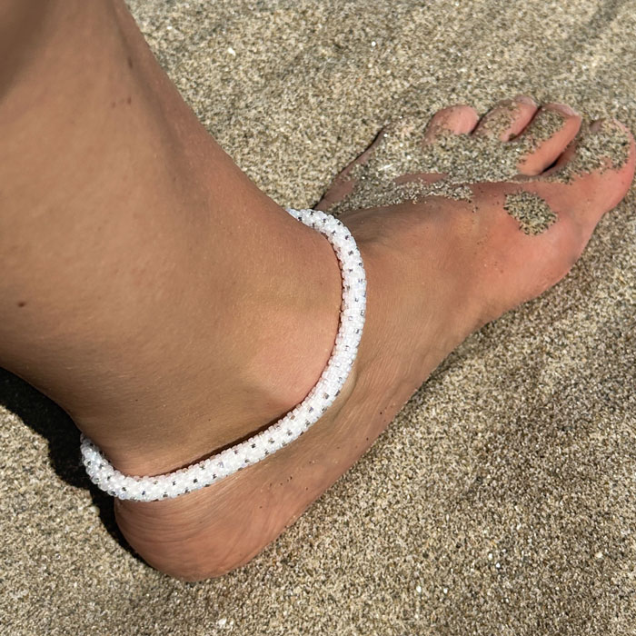 Bracelet de cheville népalais - Mermaid collection – Image 3