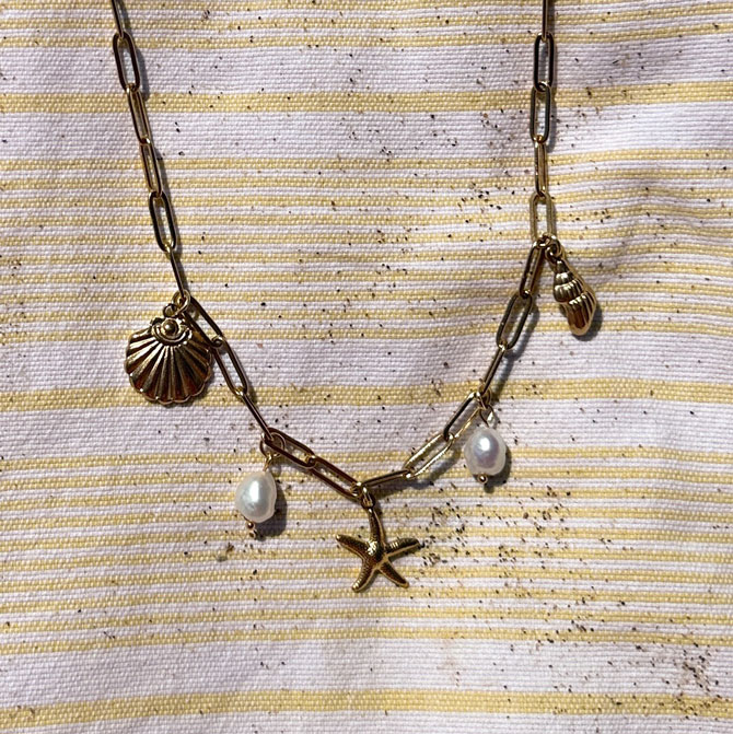 Collier Bora-Bora (chaîne au choix)