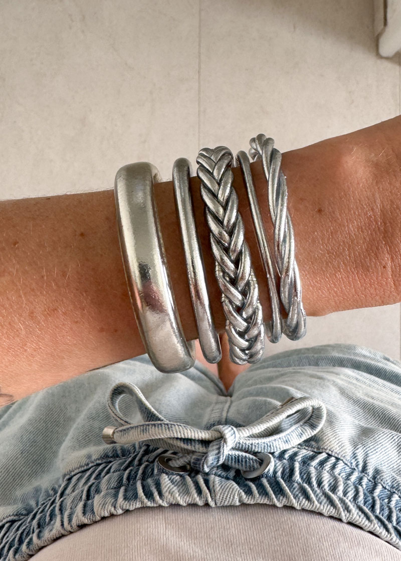 Jonc bouddhiste silver Maia et Zoé